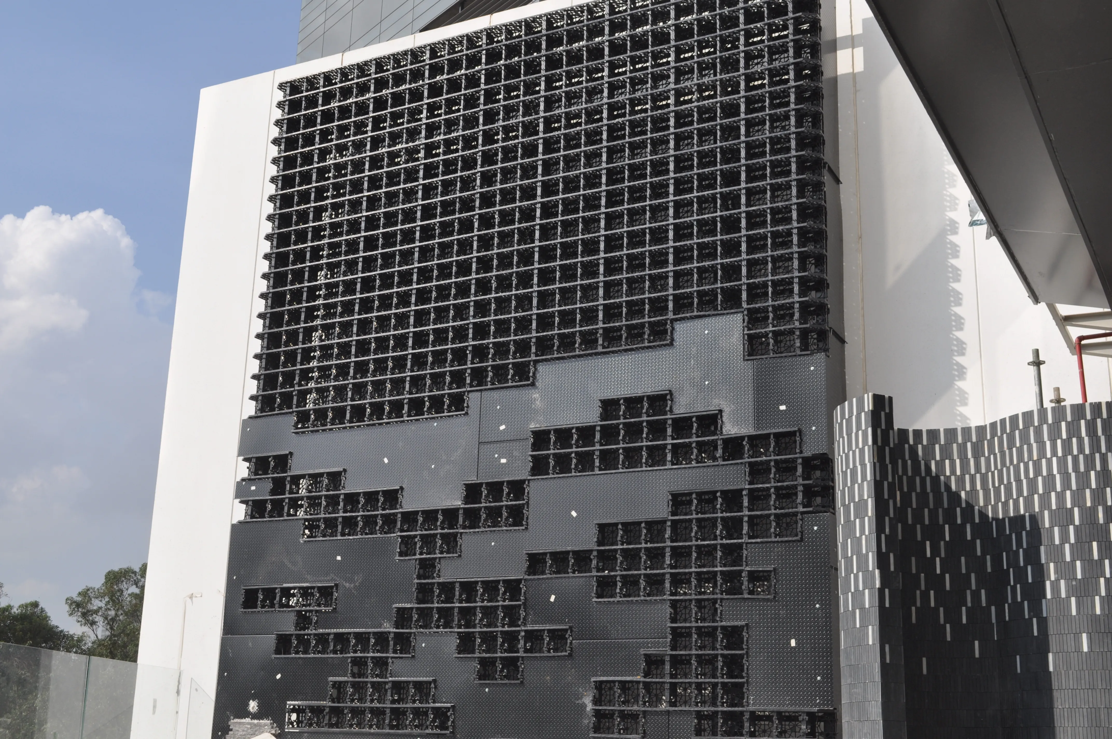 Jardim vertical WallGreen - Obras Brasil