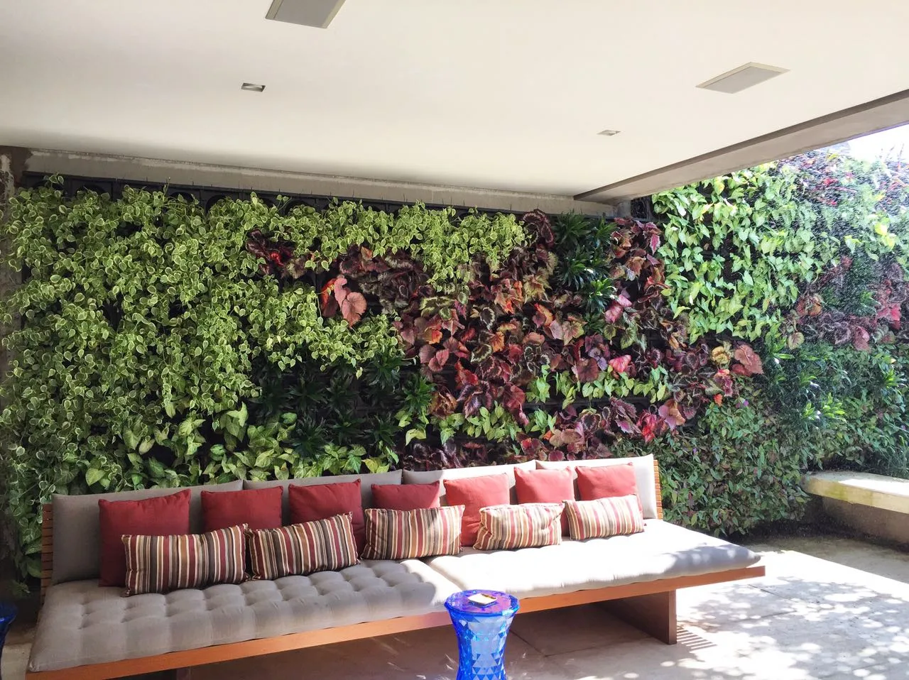 Jardim vertical WallGreen - Obras Brasil