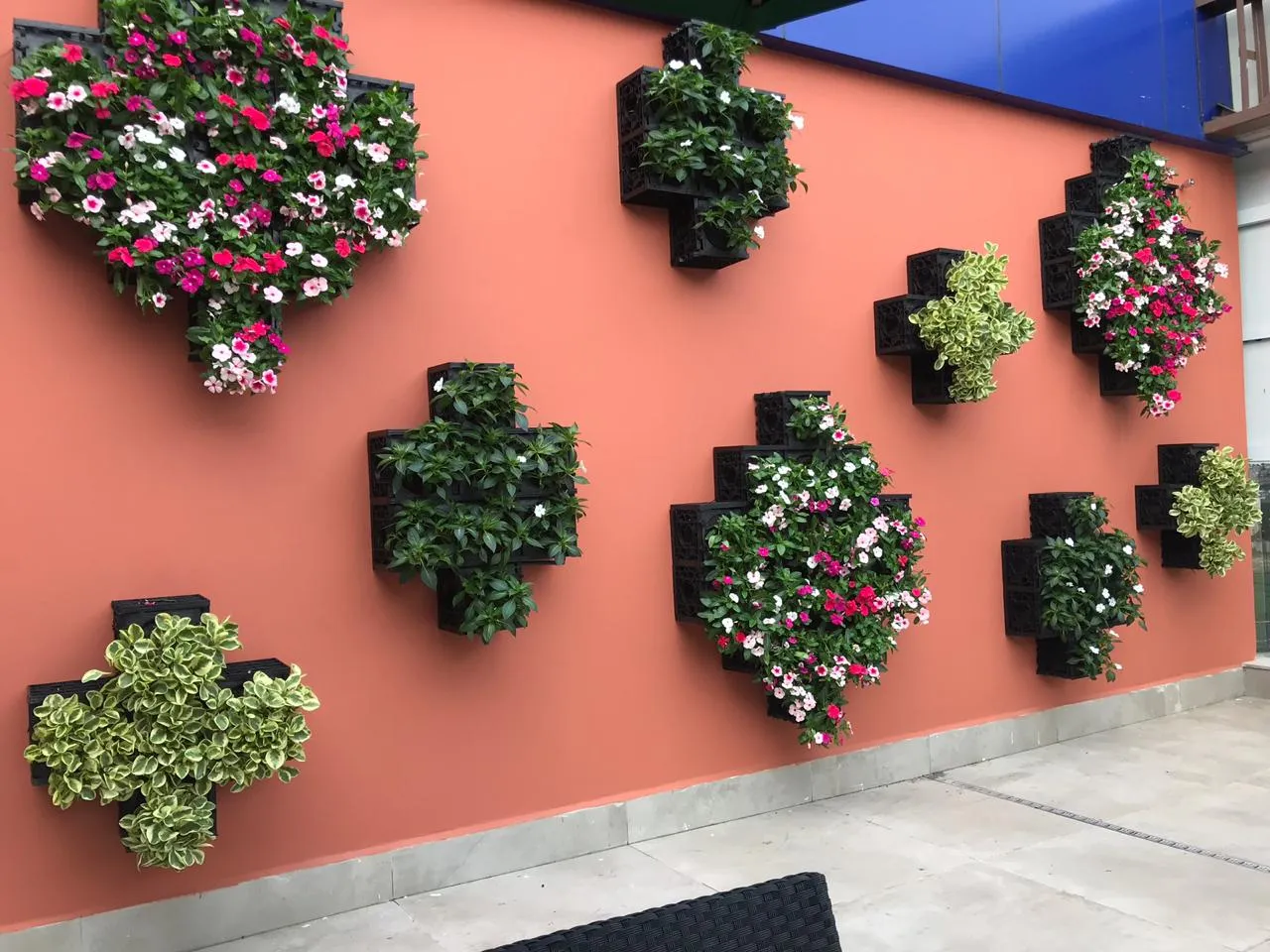 Jardim vertical WallGreen - Obras Brasil