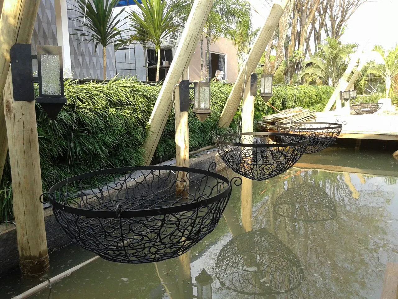 Jardim vertical WallGreen Brasil - obras e instalação