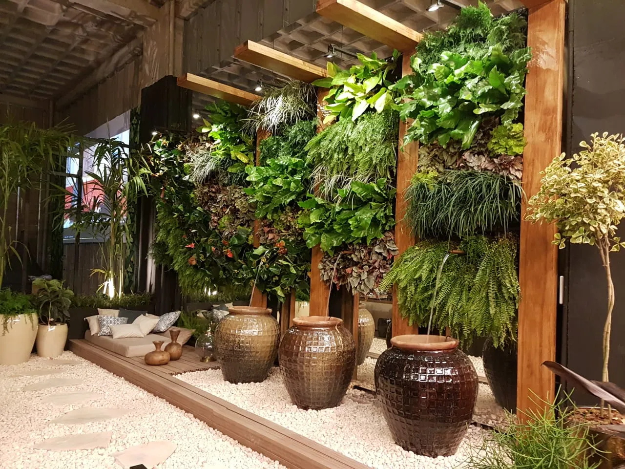 Jardim vertical WallGreen - Obras Brasil