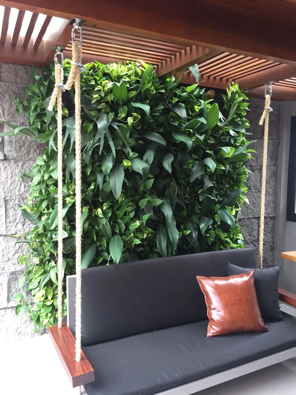 Jardim vertical WallGreen - Obras Brasil
